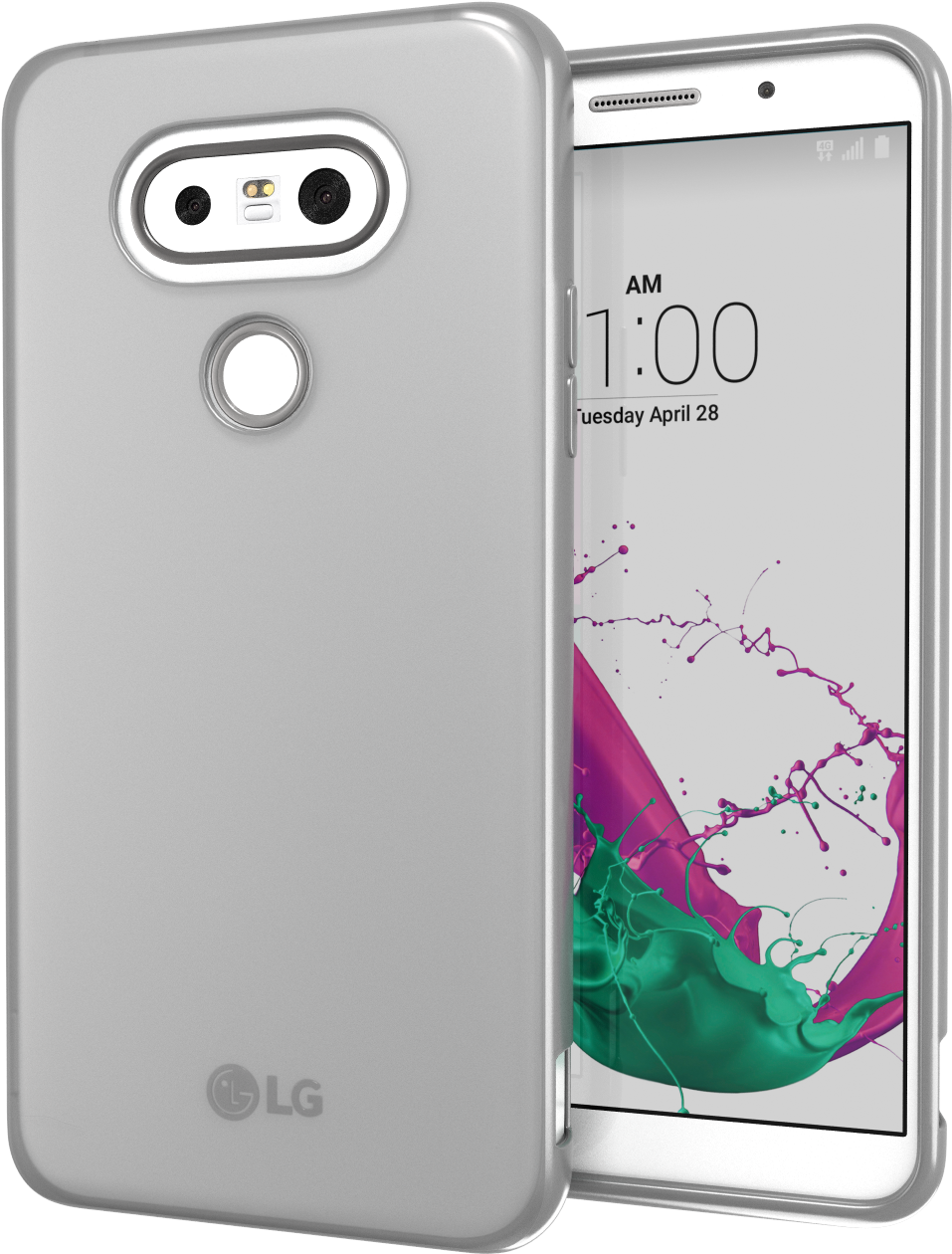 Lg G5 Case, Cimo [matte] Premium Slim Fit Flexible - Lg G4 Beat Clipart (1400x1400), Png Download