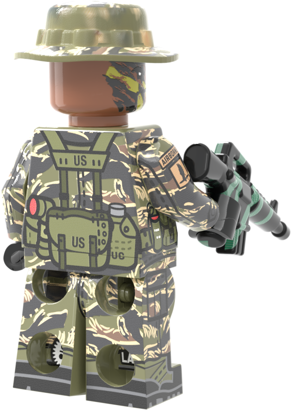 Vietnam Us Lrrp - Soldier Clipart (1000x1000), Png Download