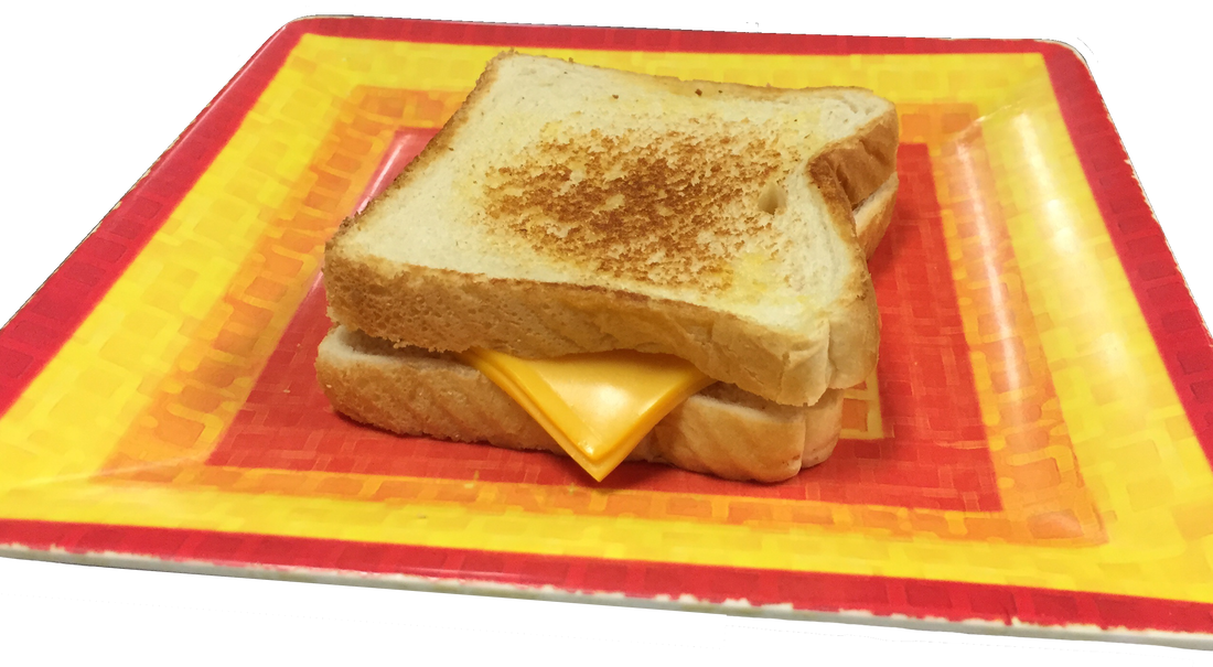 Grilled Cheese - Ham And Cheese Sandwich Clipart (1100x605), Png Download