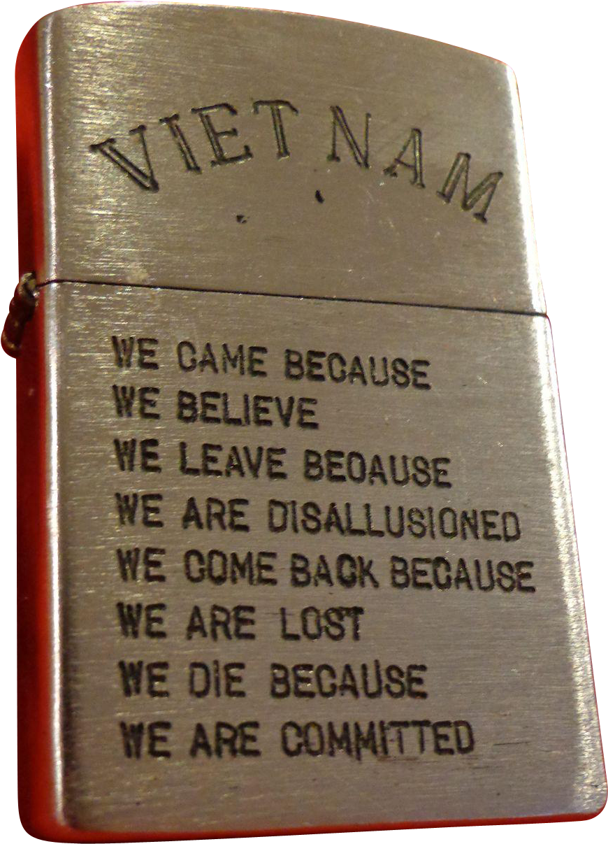 Vintage Vietnam Zippo Lighter Saigon Hanoi In Country - Commemorative Plaque Clipart (1206x1206), Png Download