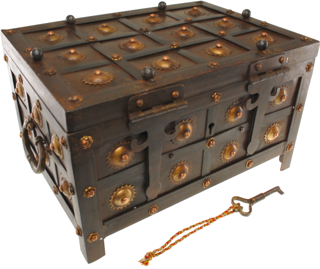Iron Puzzle Box - Drawer Clipart (640x640), Png Download