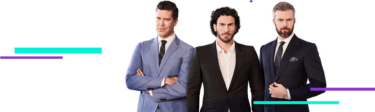 Behold The World's Most Expensive Grilled Cheese Sandwich - Million Dollar Listing Men Clipart (1280x400), Png Download
