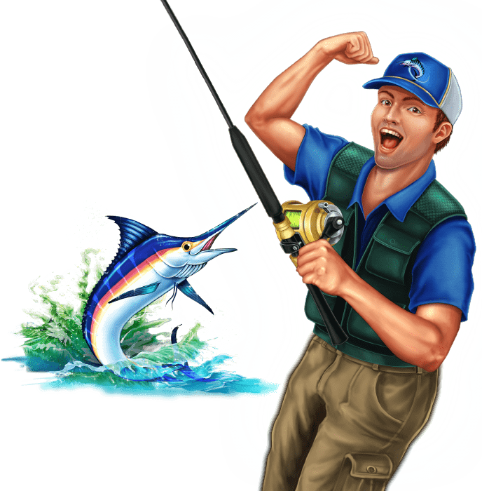Reel Catch™ - Cast A Fishing Line Clipart (688x700), Png Download