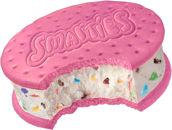 Smarties Sticker - Ice Cream Clipart (635x579), Png Download
