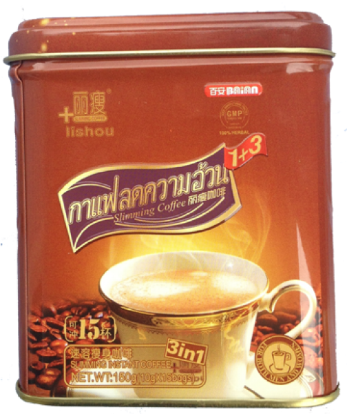 Baian Lishou Slimming Coffee - Lishou Slimming Coffee Clipart (600x600), Png Download