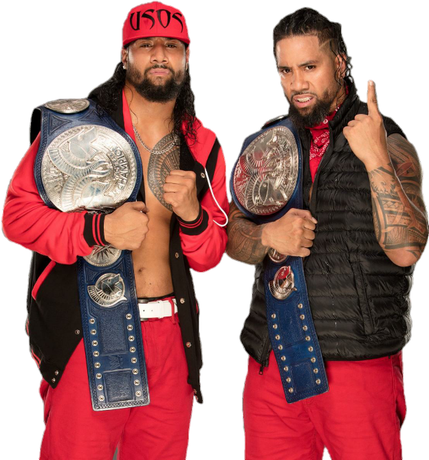 The Usos Smackdown Tag Team Champions By Carloxytwwethemes - Tag Team Champions The Usos Clipart (634x677), Png Download