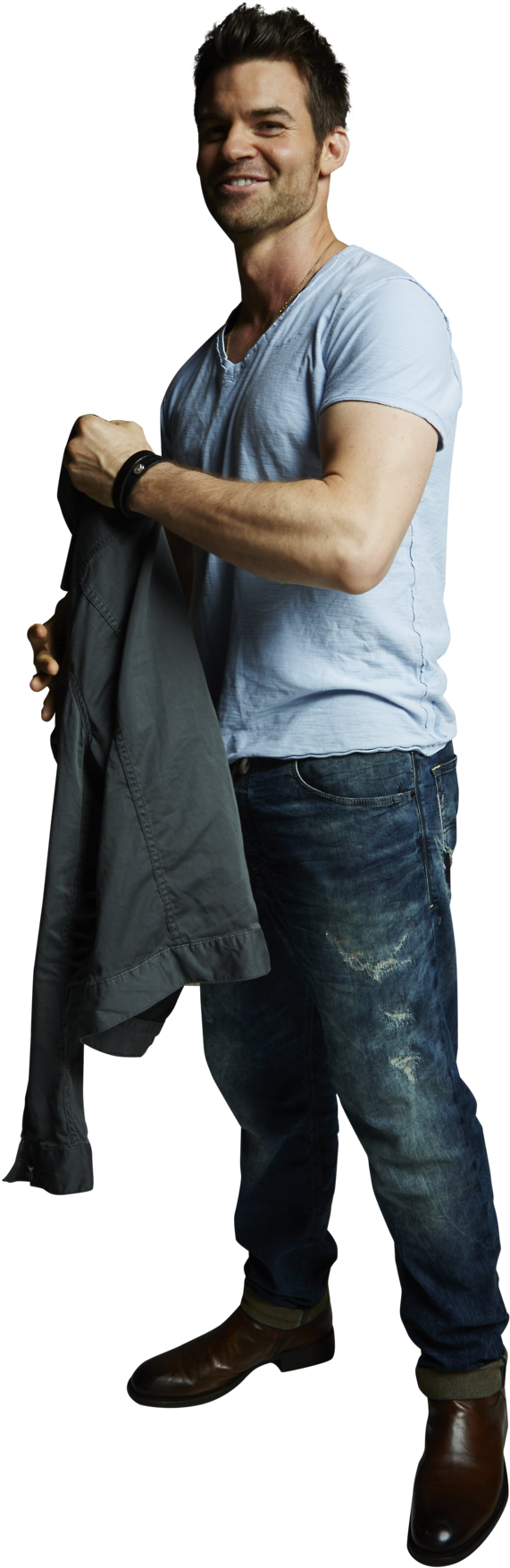 Daniel Gillies - Standing Clipart (1276x1920), Png Download