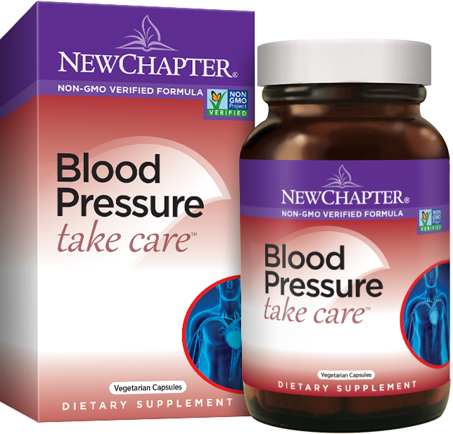 Blood Pressure Take Care Bottle And Packaging - New Chapter Clipart (644x616), Png Download