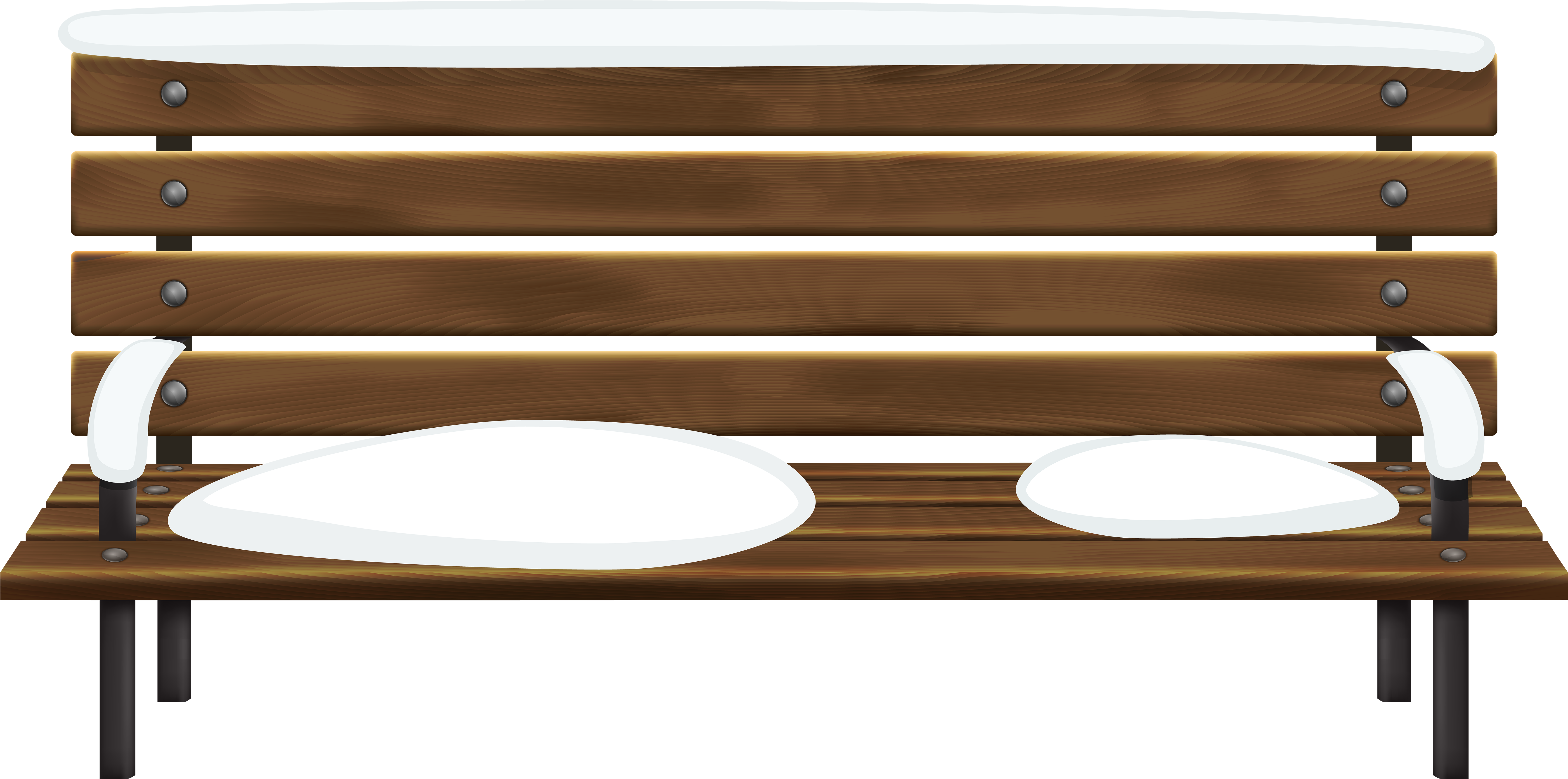 Winter Bench Png Clip Art Image - Bench Clipart Png Transparent Png (7000x3503), Png Download