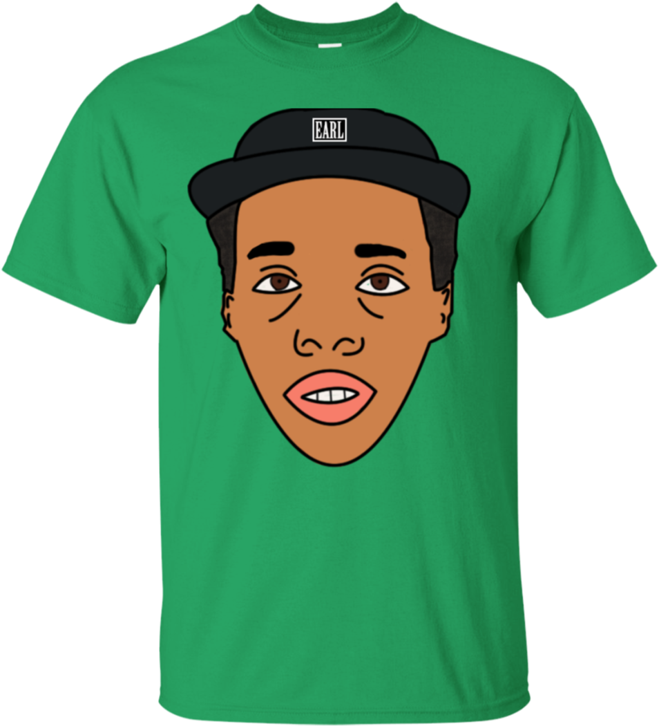 Shop From 1000 Unique Earl Sweatshirt T-shirt - Crayon Shirt Clipart (954x1050), Png Download