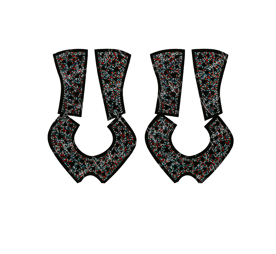 Shoes Motif - Earrings Clipart (913x841), Png Download