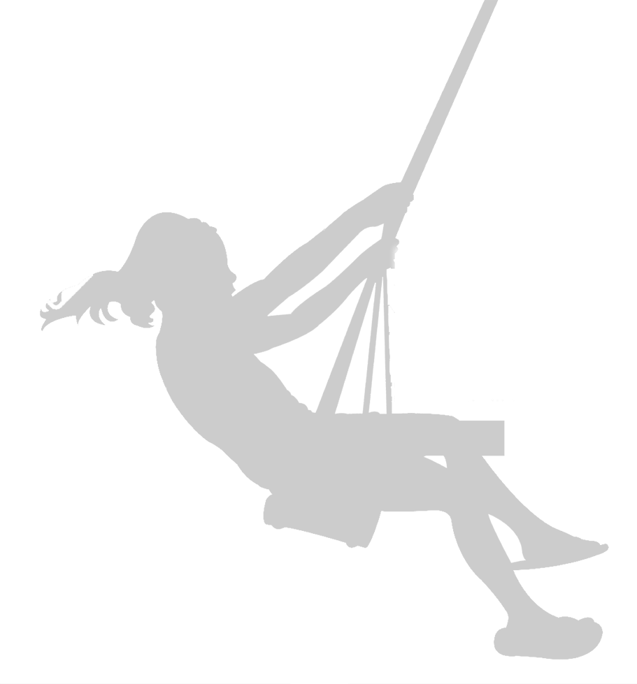Home - Kids Swing Silhouette Clipart (911x979), Png Download