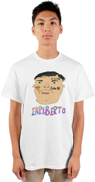 This Design Is Based Of Of "earl Sweatshirt" - T-shirt Clipart (498x759), Png Download