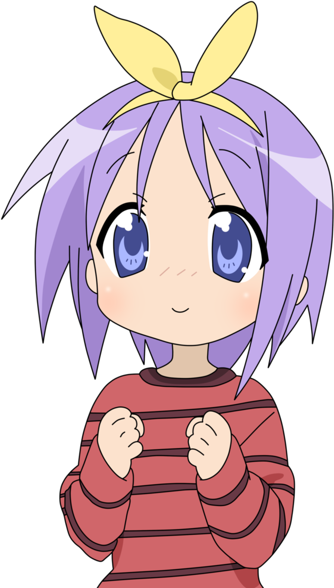 Png - Tsukasa Lucky Star Anime Clipart (687x1162), Png Download