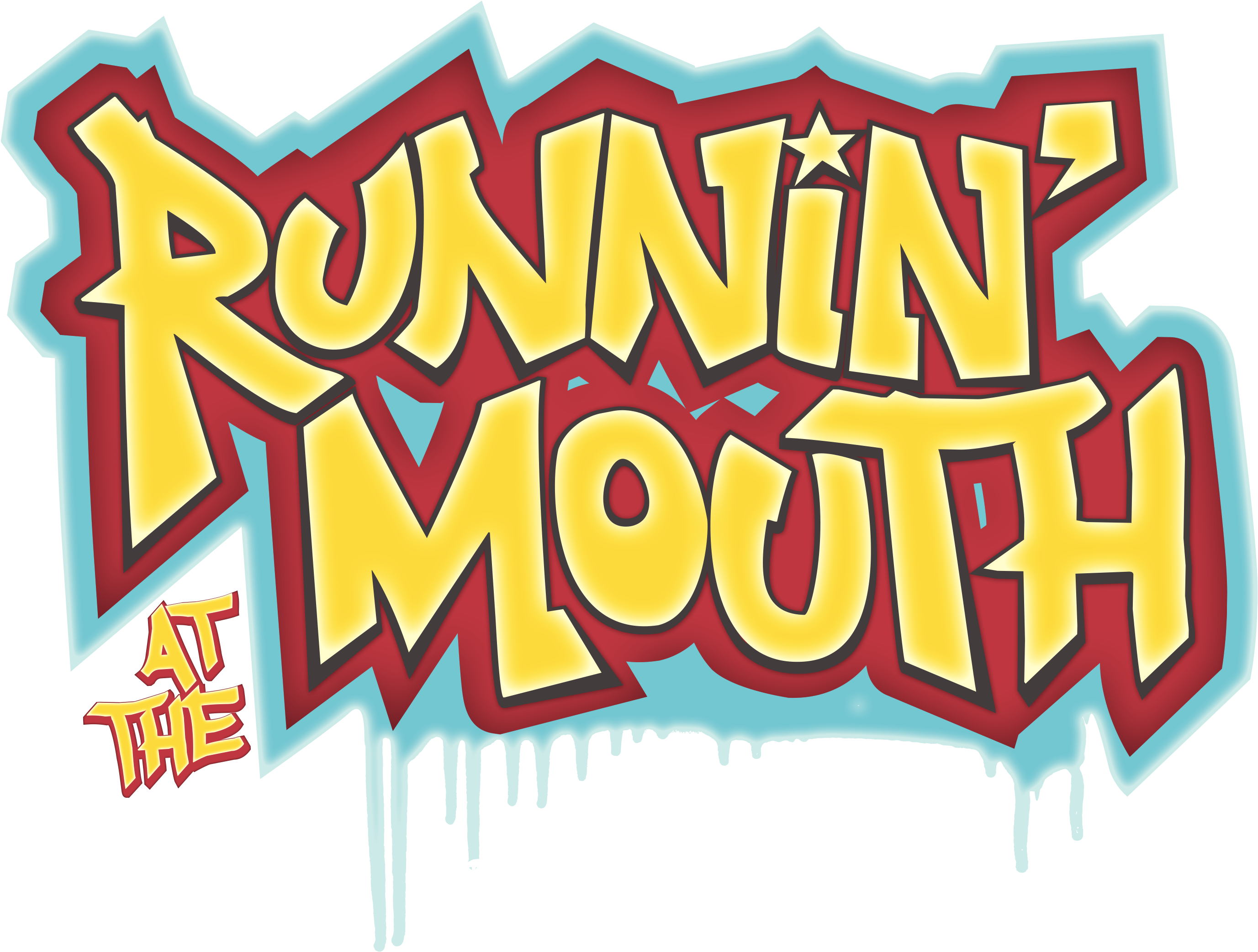 Runnin' At The Mouth Logo - Illustration Clipart (2902x2272), Png Download