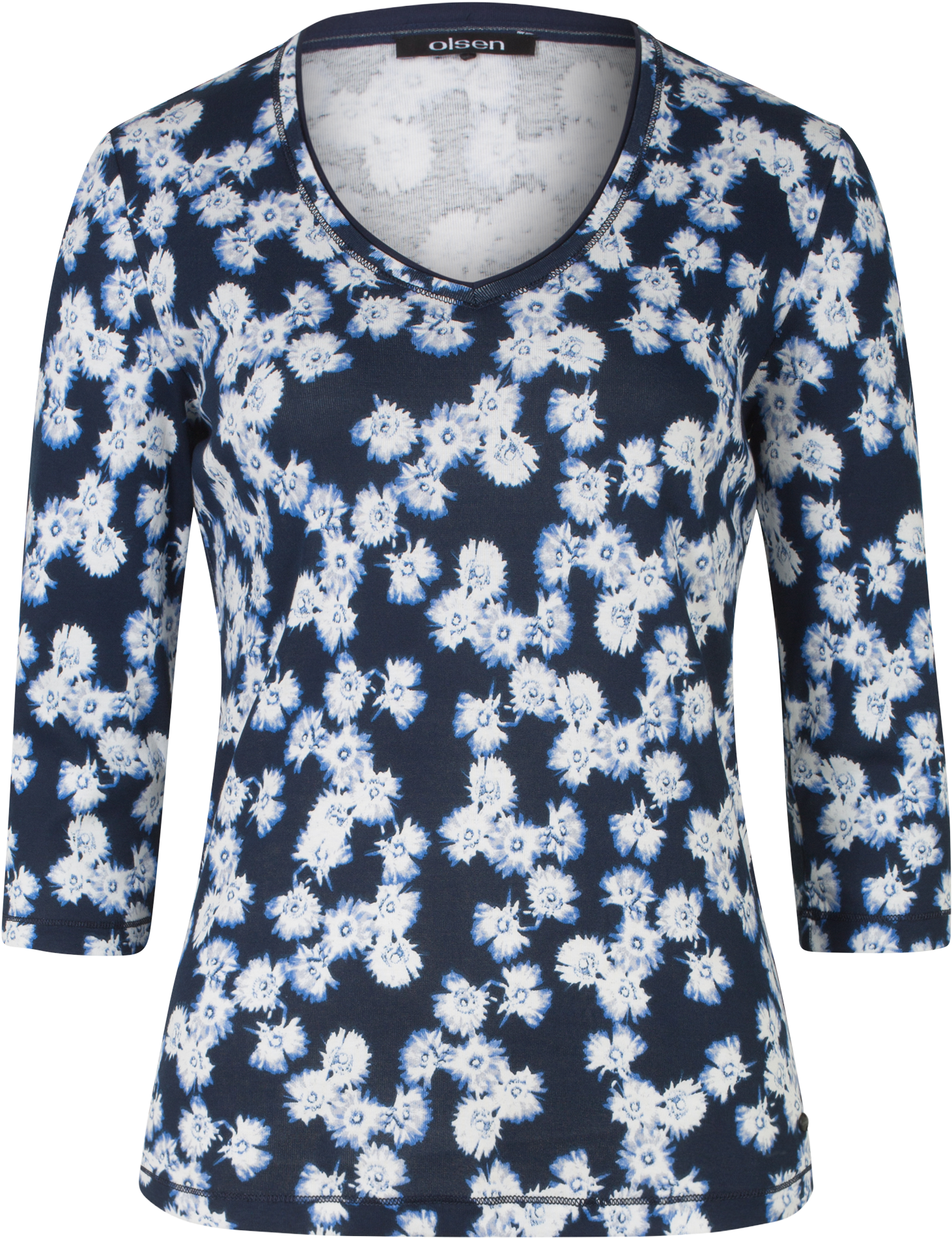 T-shirt Blossom Motif - Long-sleeved T-shirt Clipart (1652x1990), Png Download