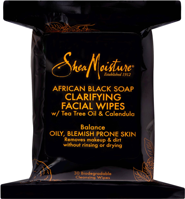 Shea Moisture African Black Soap Wipes , Png Download - Award Clipart (608x655), Png Download