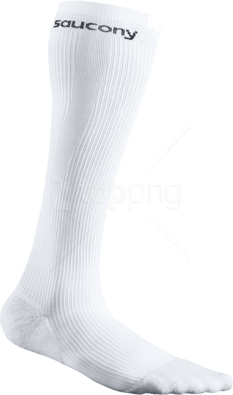 Free Png Saucony White Socks Png - Sock Clipart (480x813), Png Download