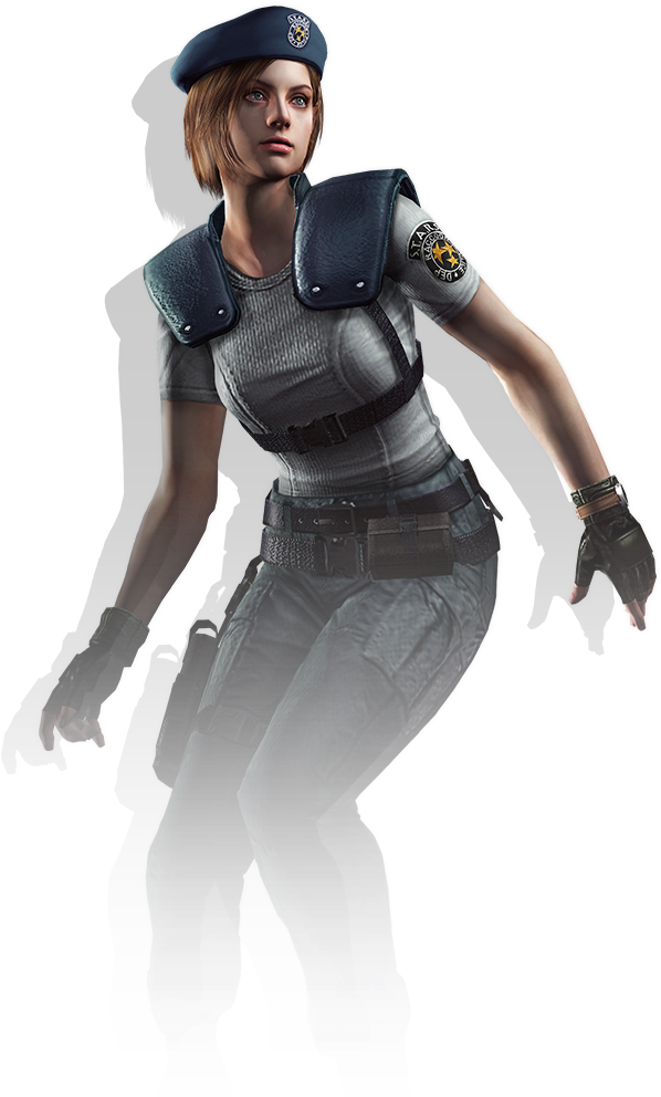 Chris Redfield - Resident Evil Jill Valentine Clipart (800x1024), Png Download