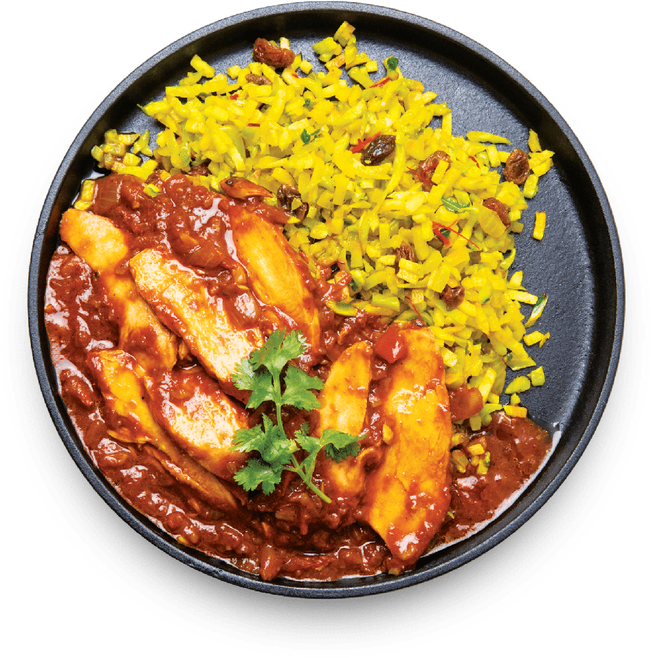 Butter Chicken On Broccoli Rice - Jasmine Rice Clipart (1242x1242), Png Download