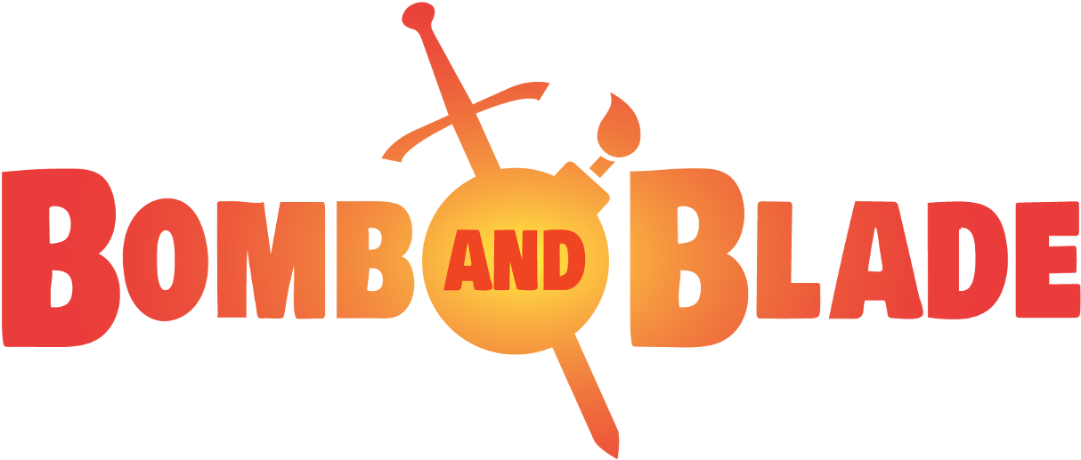 Bombandblade - Illustration Clipart (1263x522), Png Download
