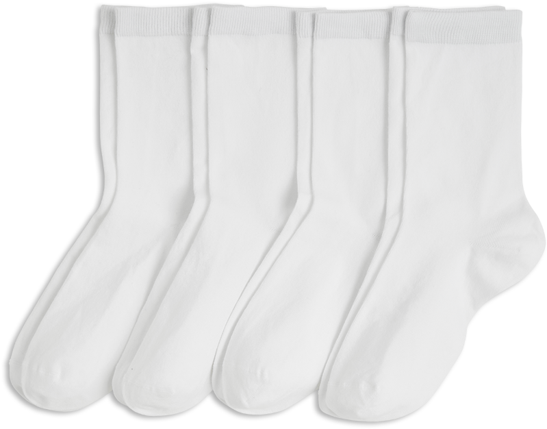 4-pack Socks White - Sock Clipart (888x888), Png Download