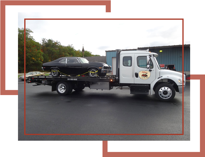 Since Flatbed Towing Gets Your Entire Car Up Off The - Pickup Truck Clipart (800x620), Png Download
