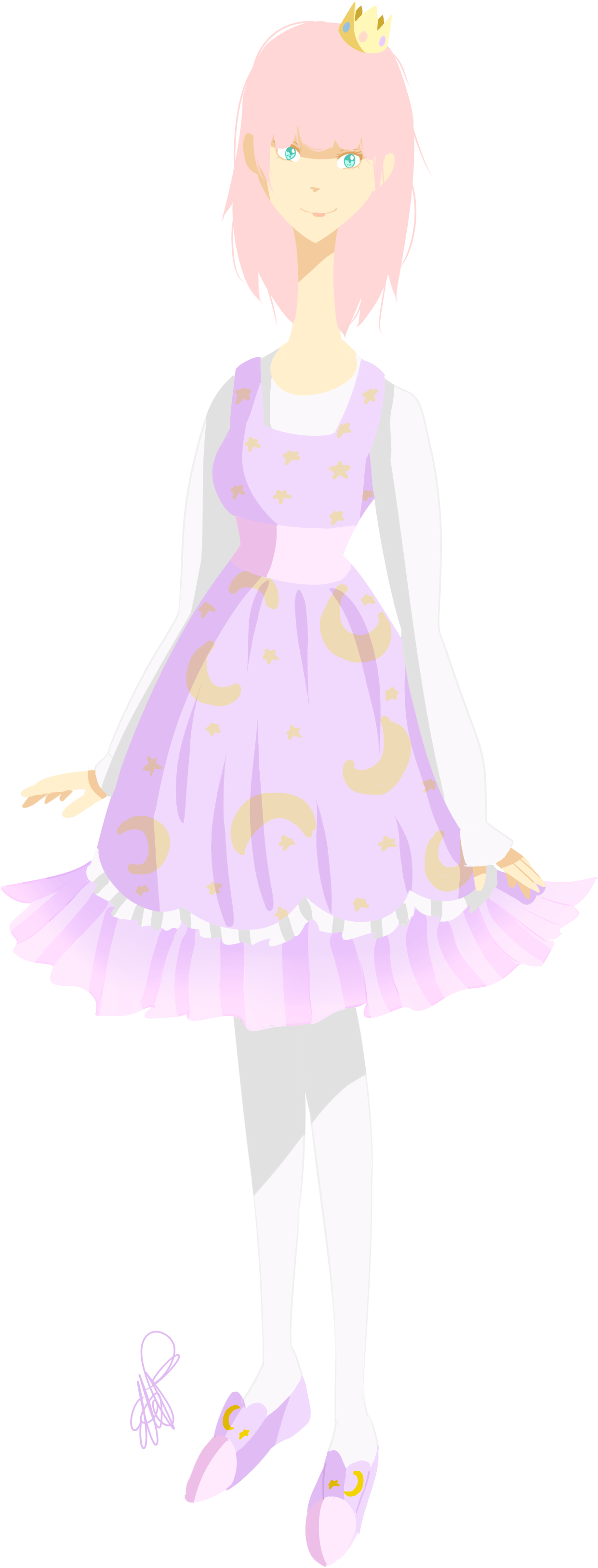 Umeiko's Oc - Gown Clipart (1350x3354), Png Download