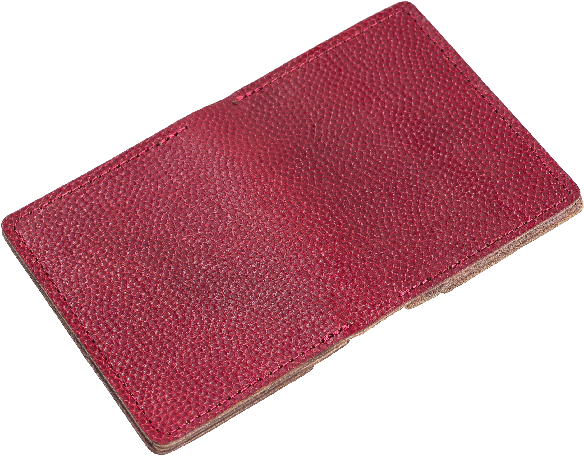 Exterior Of Football Texture On Horween Leather Wallet - Doormat Clipart - Png Download (1879x1472), Png Download