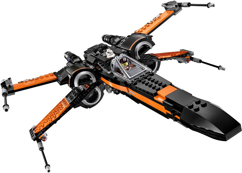 75102 Poe's X Wing Fighter™ Tan Yang International - Poe X Wing Lego Clipart (917x657), Png Download
