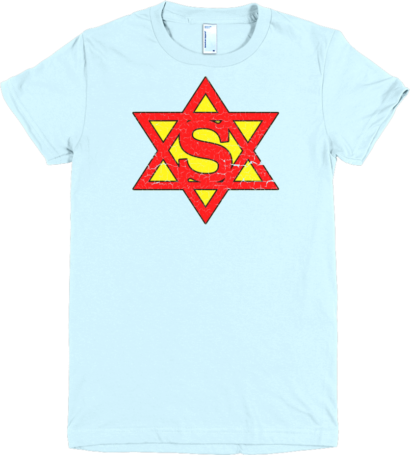 Super Jew Women's T-shirt - Triangle Clipart (1000x1000), Png Download
