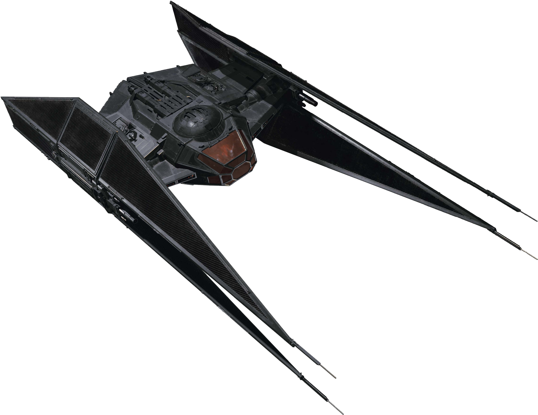 Tie Silencer - Star Wars Tie Silencer Clipart (1800x1370), Png Download