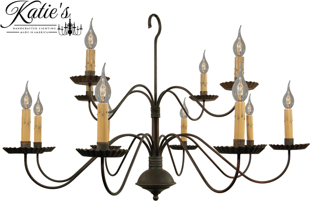 Katie's Handcrafted Lighting Monticello Chandelier - Chandelier Clipart (1024x788), Png Download