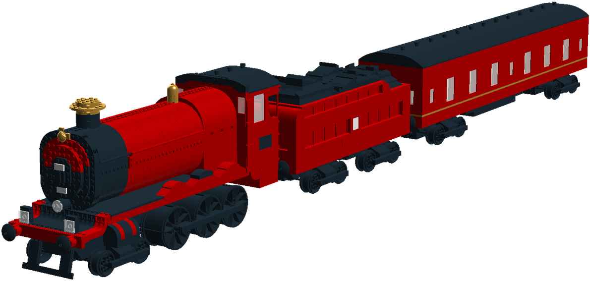 Hogwarts Express - Locomotive Clipart (1600x743), Png Download