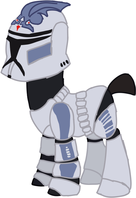 Image Freeuse Stock Star Wars Clipart At Getdrawings - Mlp Star Wars Clone - Png Download (506x722), Png Download