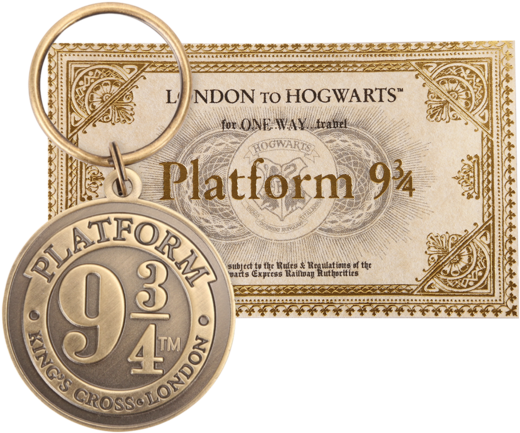Harry Potter Ticket 9 3 4 Clipart (528x600), Png Download