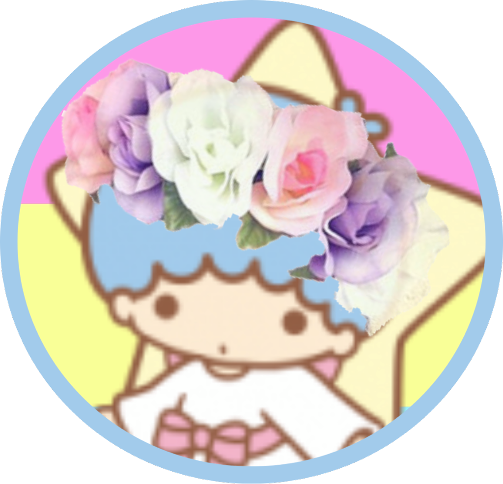 #sanrio #kiki #littletwinstars #flowercrown #icon #pansexual - Little Twin Star Kiki Clipart (1024x986), Png Download