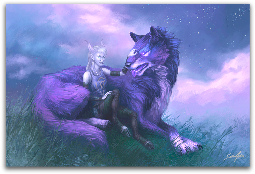 'hunter's Respite' Luster Print [clearance] Sasha R Clipart (1000x1000), Png Download