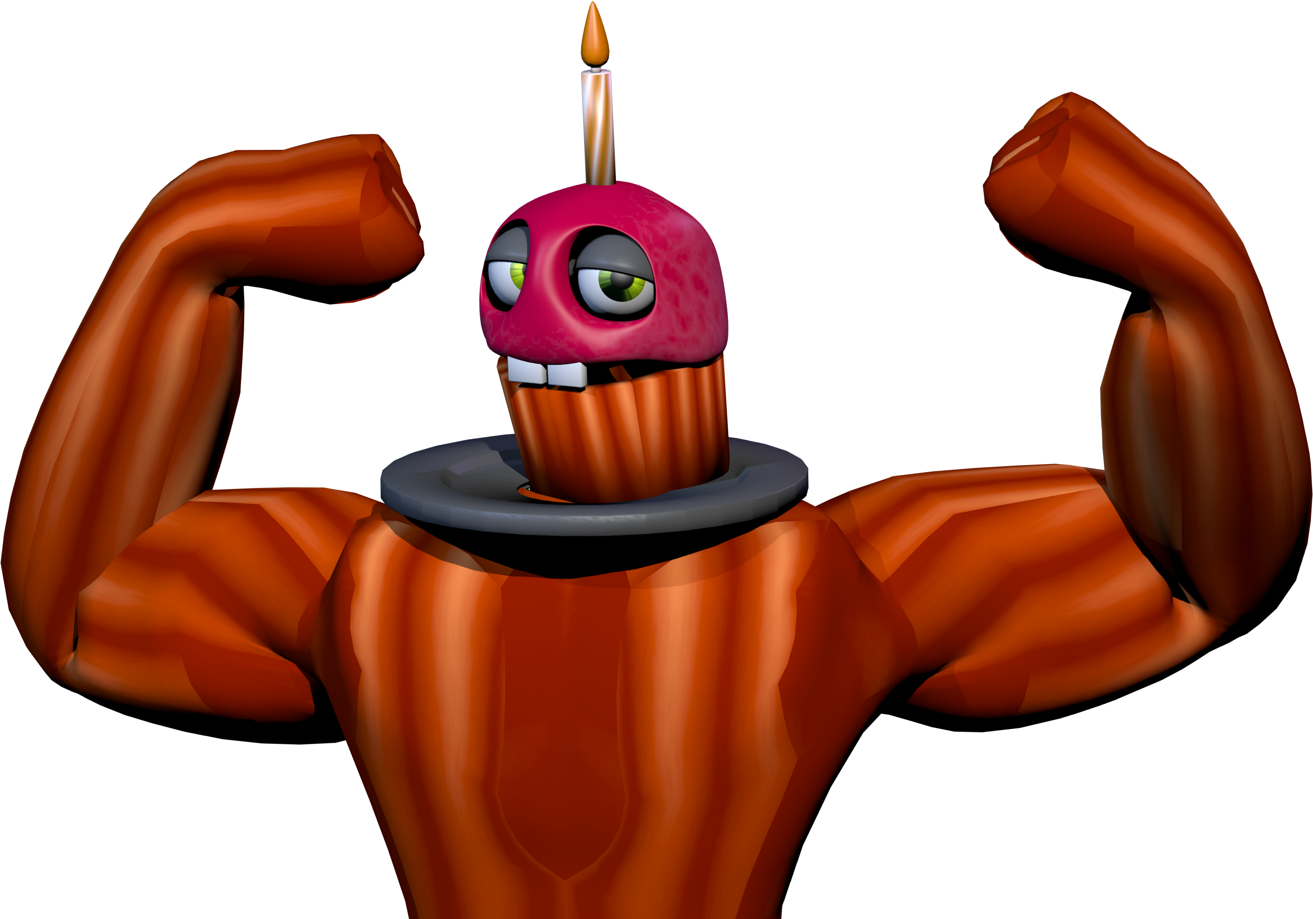 Jokemr Cupcake - Mr Cupcake Fnaf Clipart (2936x1920), Png Download