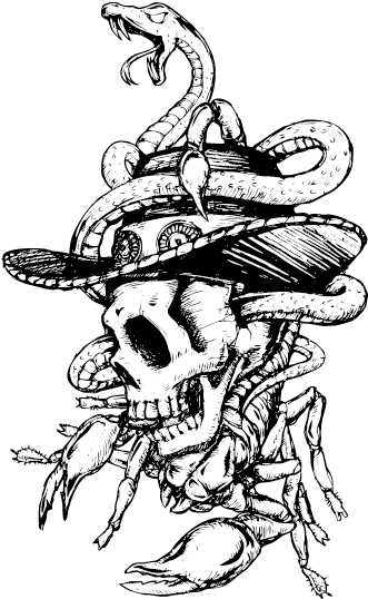 Explorer Drawing Steampunk Clipart (596x843), Png Download