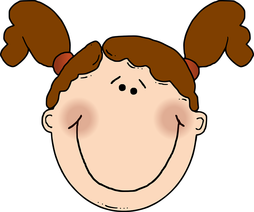 Why Is Human Body So Interesting - Cartoon Girl Face Clipart (861x720), Png Download