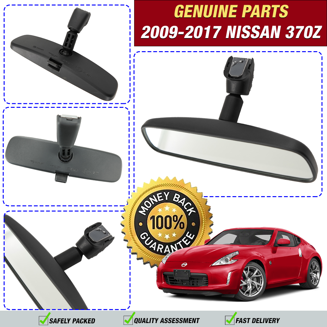 Details About 2009-2017 Nissan 370z Rear View Mirror - Nissan 370z Storage Box Clipart (1080x1080), Png Download