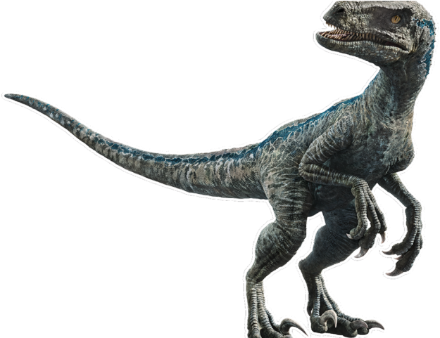 Drawn Velociraptor Demon - Jurassic World Fallen Kingdom Velociraptor Clipart (640x480), Png Download