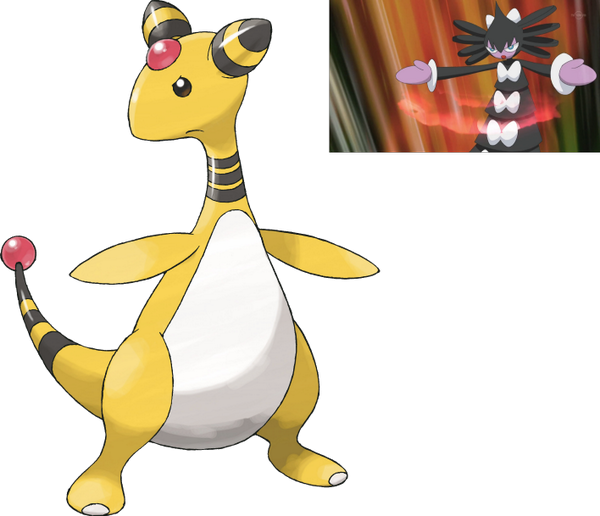 It - Pokemon Ampharos Clipart (600x516), Png Download