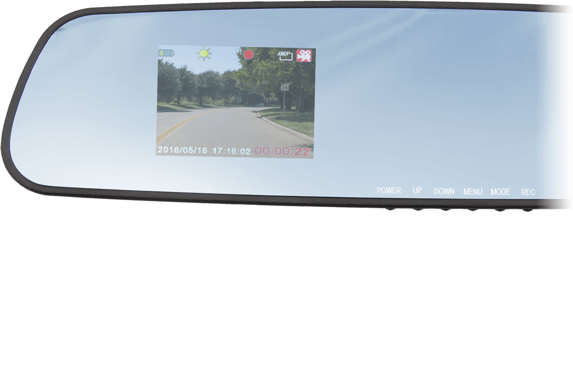 Back View - Rear-view Mirror Clipart (2000x2000), Png Download