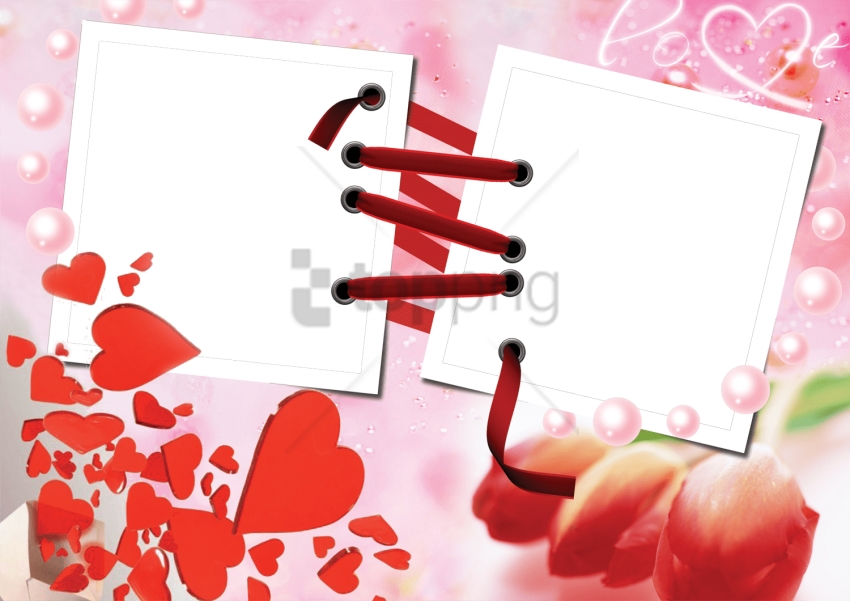 Free Png Collage Para Fotos De Amor Png Image With - Valentine's Day Wishes For Friends & Family Clipart (850x601), Png Download