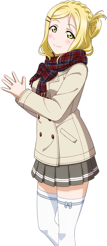 Not Idolized - Mari Ohara Christmas Clipart (1024x1024), Png Download