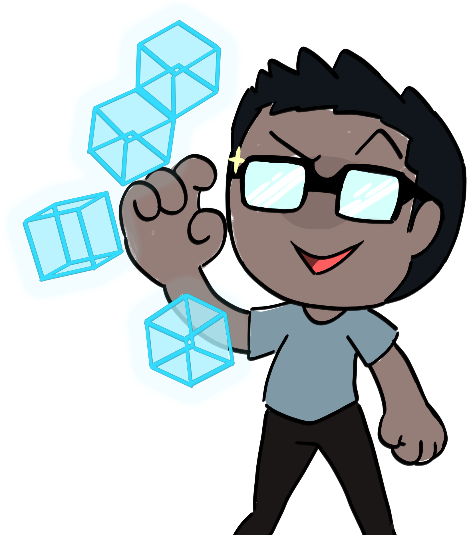 Alex Alfonso - Cartoon Clipart (2161x1870), Png Download