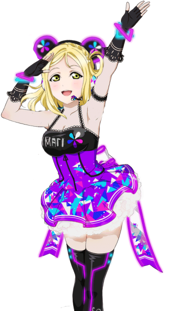 #mari Ohara #love Live #edit #render - Love Live Song 30 Days Clipart (700x700), Png Download