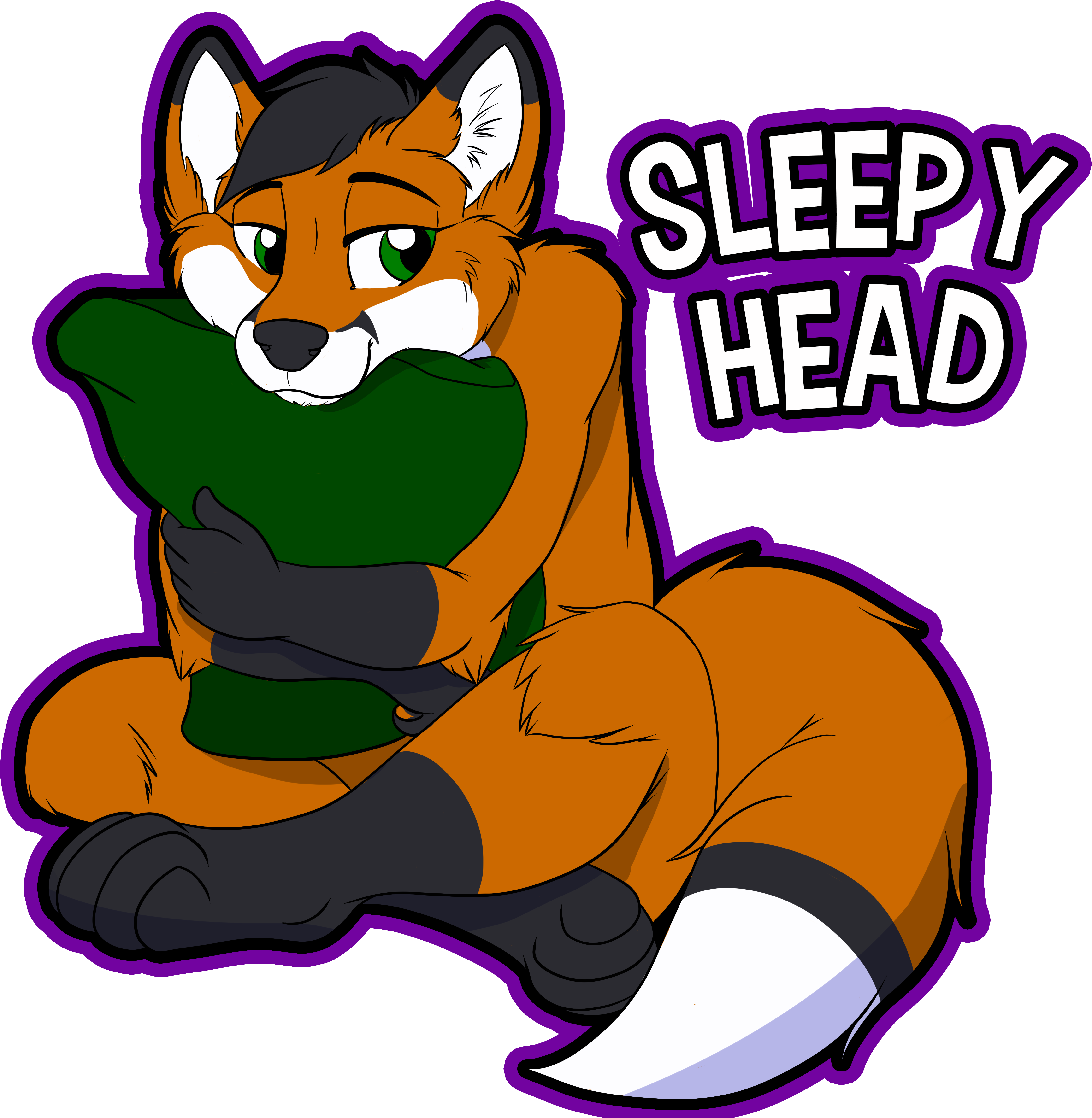 Sleepyheadanthrofox - Shirt Clipart (5250x4813), Png Download